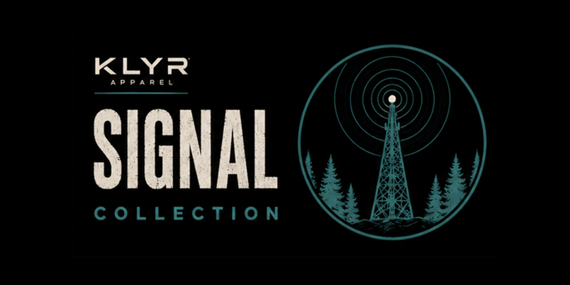 SIGNAL collection by KLYR Apparel focused on independent thinking and curiosity