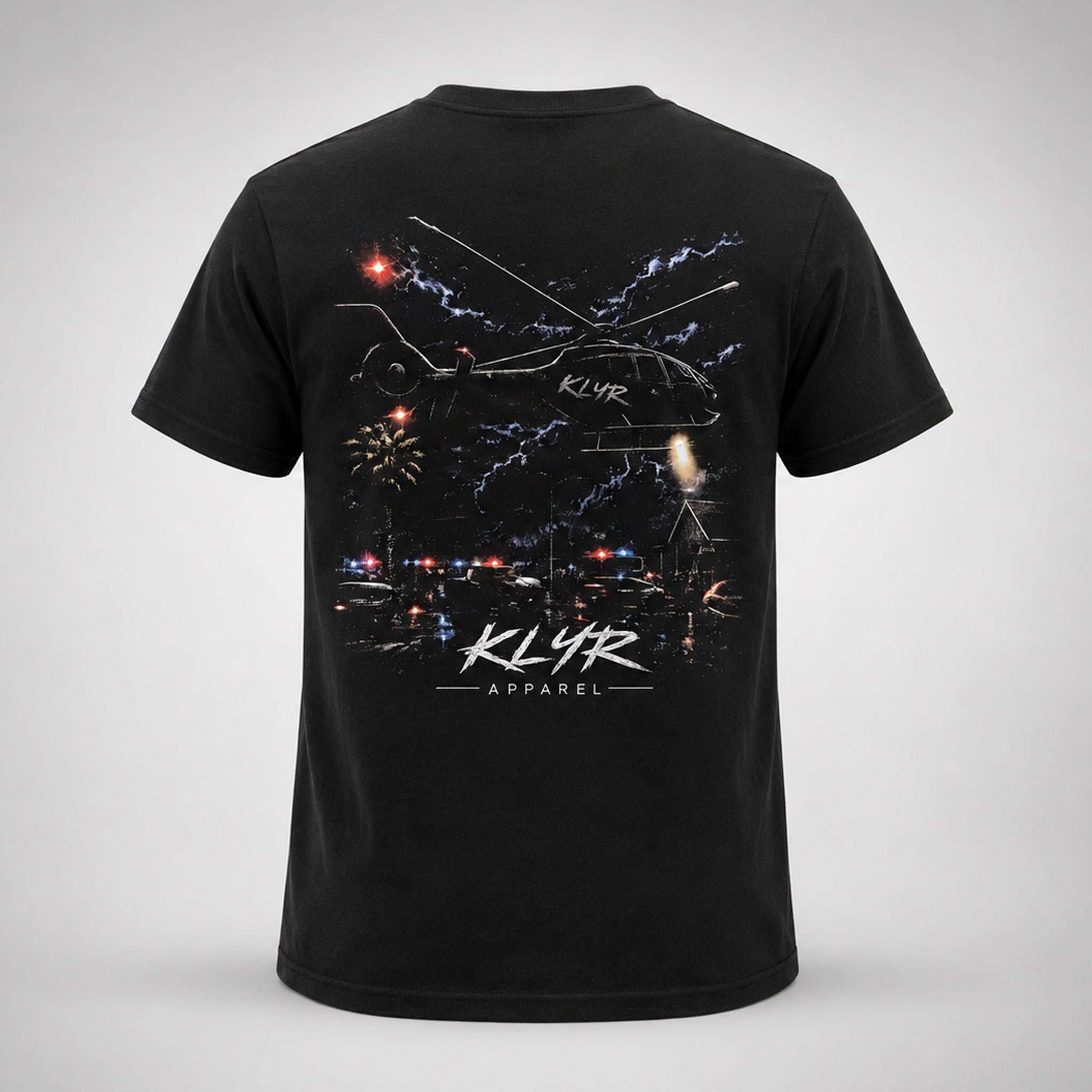 Air Support Tee Storm full color back graphic