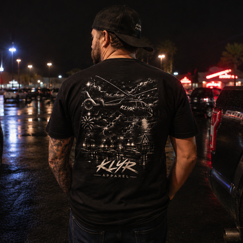 Air Support Tee Monochrome back lifestyle