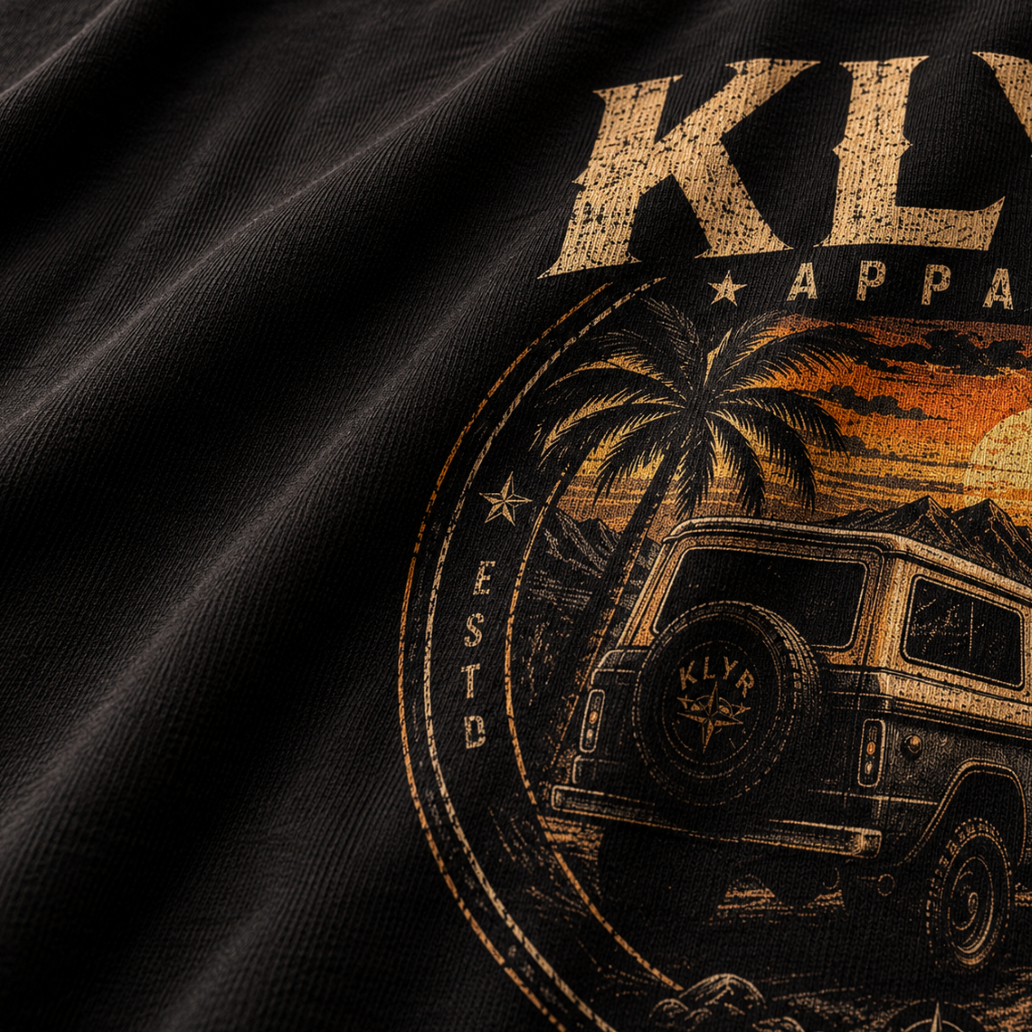 Close-up of the soft black Next Level 6210 fabric and distressed print on the Freedom Is Not Negotiable Tee.
