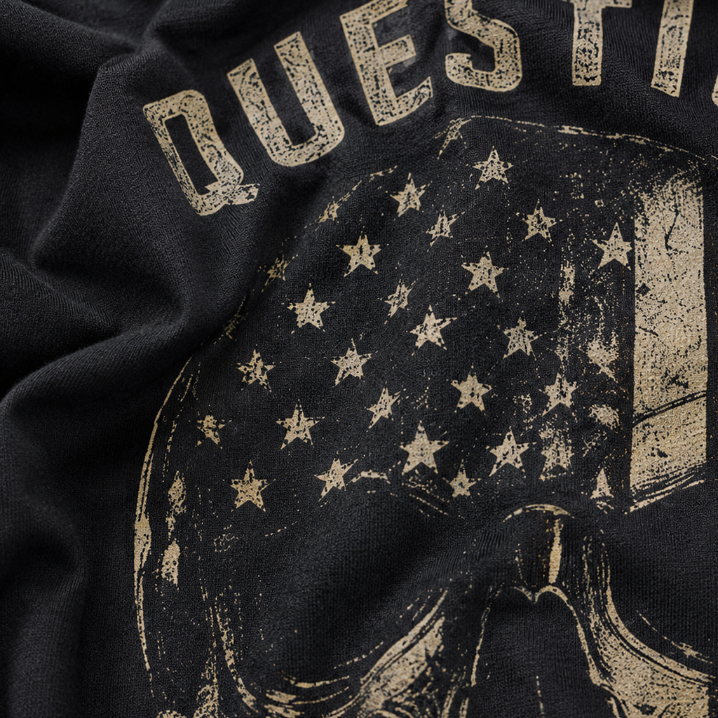 Close-up of the lightweight Next Level 6210 fabric used for the Independent Tee.
